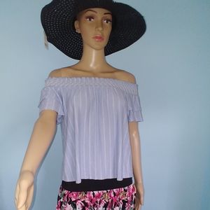 American Eagle Ruffle Hem Blouse